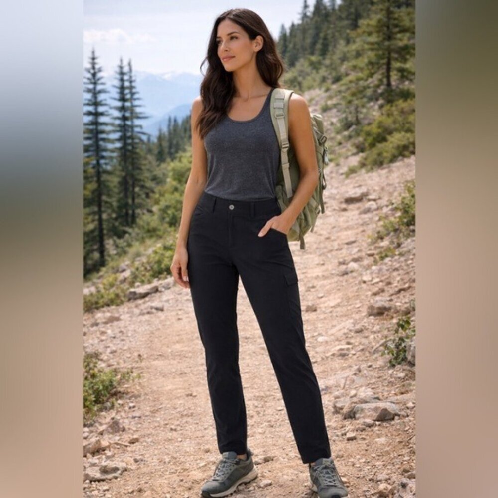 prAna Brenna Black Hiking Outdoor Pants Women’s Size 4 Trail Utility